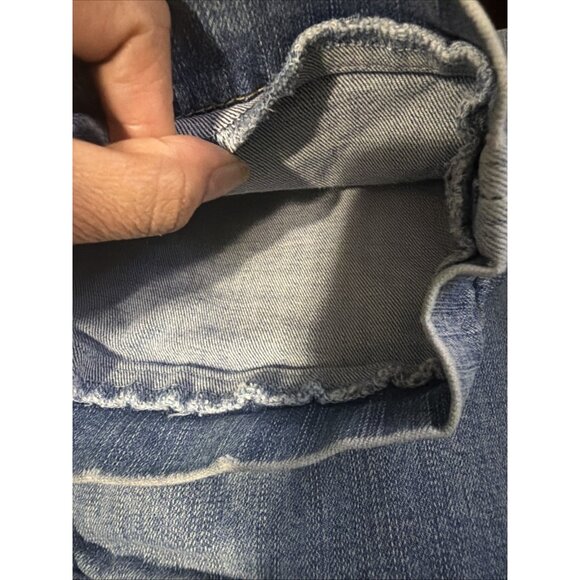 Torrid Womens Size 18R Mid Rise Wide Leg Vintage Stretch Blue Jeans,modified - Picture 8 of 16